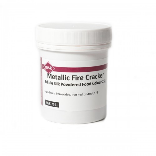 Metallic Fire Cracker Edible Silk Powdered Food Colour, 25g