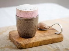 Allergen-Free, Vegan Raspberry Soufflé using UltraTex and Egg-less