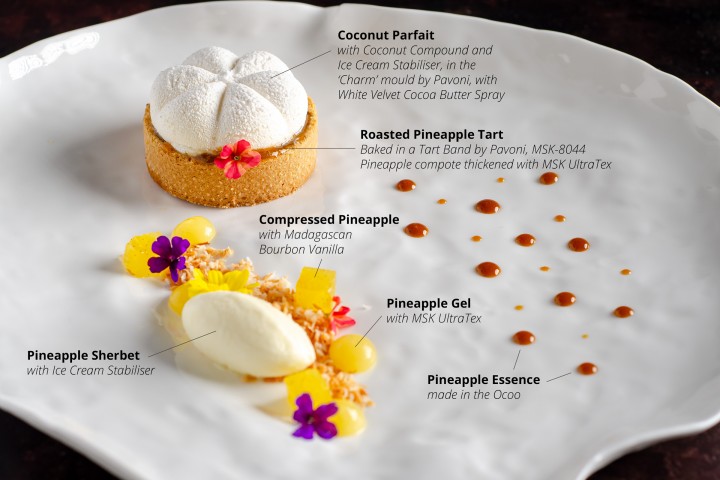 Coconut Parfait with Pineapple Five Ways