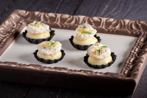 Parmesan, Potato and Garlic Tartlets