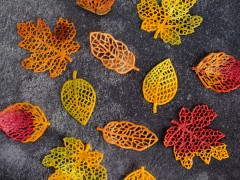 Savoury Leaf Tuiles using Silicone Tuile Moulds Savoury Leaf Tuiles using Silicone Tuile Moulds