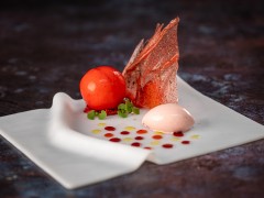 Strawberry Mousse with Black Pepper and Olive Oil Strawberry Mousse with Black Pepper and Olive Oil