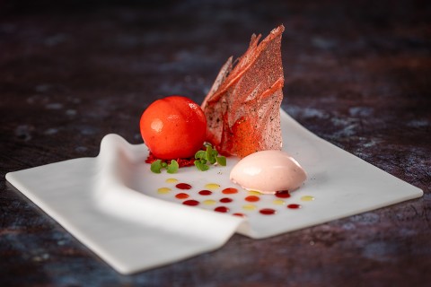 Strawberry Mousse with Black Pepper and Olive Oil Strawberry Mousse with Black Pepper and Olive Oil