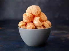 Tomato and Balsamic Vinegar Pork Scratchings