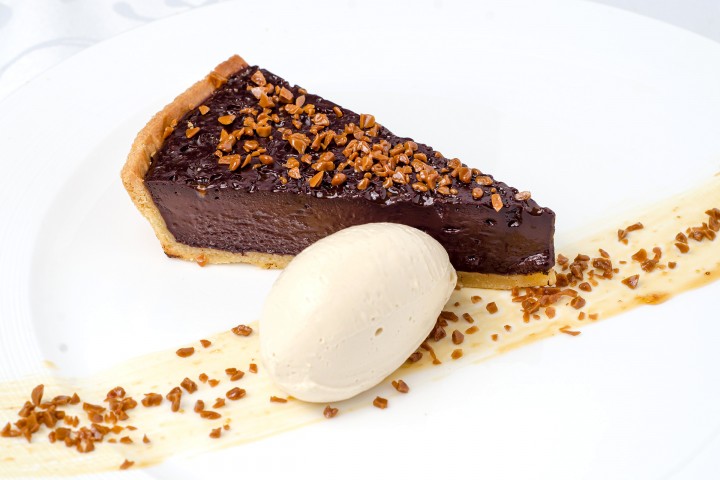 Tumaco Chocolate Tart with a Salted Caramel Crust