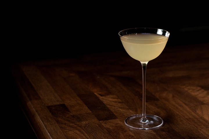 Yuzu Meringue Pie Milk Punch Cocktail