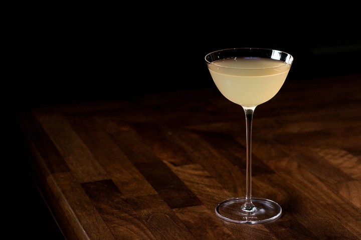 Yuzu Meringue Pie Milk Punch Cocktail