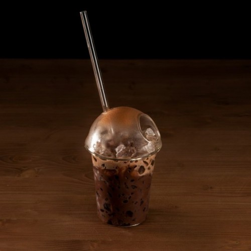 Milkshake Cup with Straw, 330ml by 100% Chef, 1 unit