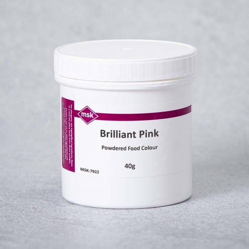 Brilliant Pink Powdered Food Colour, 40g