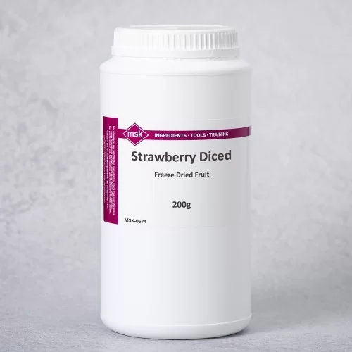 Strawberry Diced Freeze Dried Fruit, 200g Strawberry Diced Freeze Dried Fruit, 200g