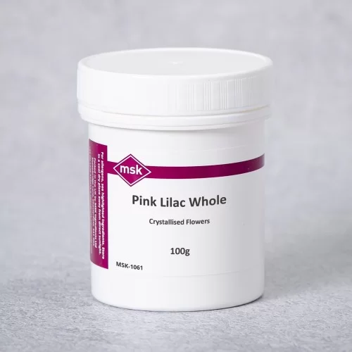 Pink Lilac Whole Crystallised Flowers, 100g Pink Lilac Whole Crystallised Flowers, 100g