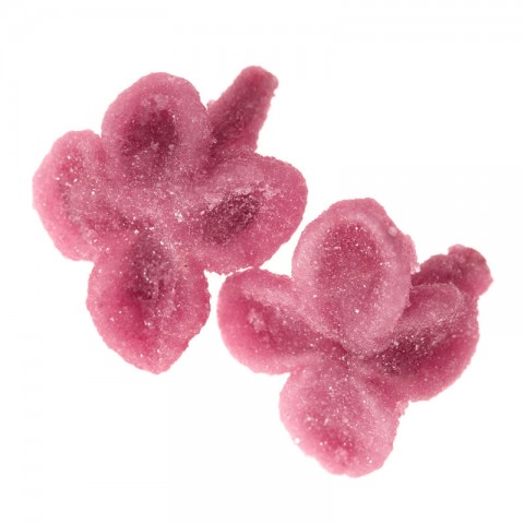 Pink Lilac Whole Crystallised Flowers, 100g Pink Lilac Whole Crystallised Flowers, 100g