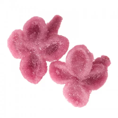 Pink Lilac Whole Crystallised Flowers, 100g Pink Lilac Whole Crystallised Flowers, 100g