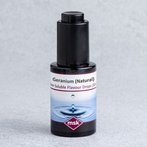 Geranium (Natural) Flavour Drops (water soluble), 30ml