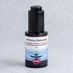 Hibiscus (Natural) Flavour Drops (water soluble), 30ml