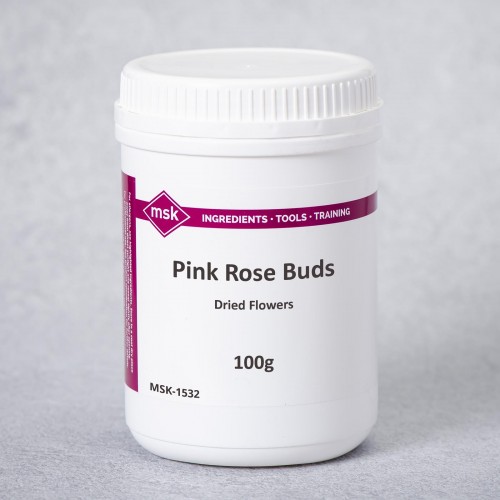 Pink Rose Buds Dried Flowers, 100g