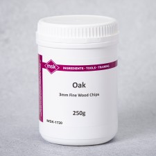 Oak 3mm Fine Wood Chips, 250g