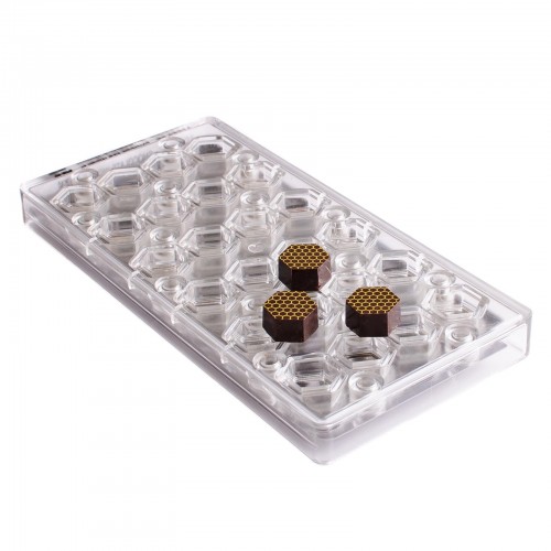 Hexagons Magnetic Chocolate Mould, 1 unit