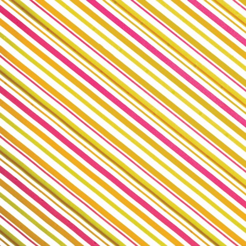 Pink & Yellow Stripes Chocolate Transfer Sheet, 10pk