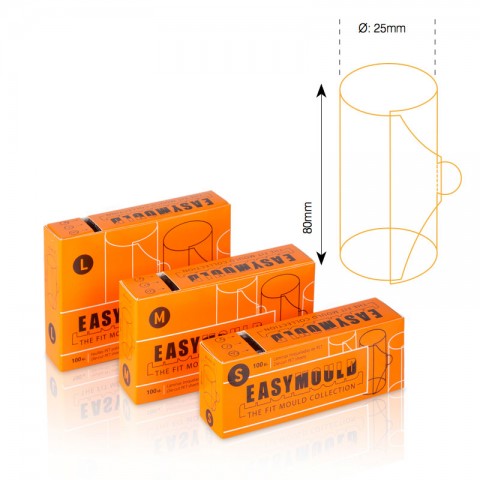 EasyMoulds Large 8cm Round, 100pk EasyMoulds Large 8cm Round, 100pk