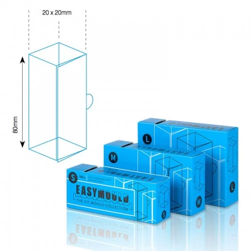 EasyMoulds Large 8cm Square, 100pk