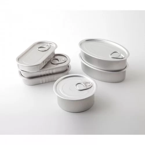 Rectangular Aluminium Cans with Lids, 60ml by 100% Chef, 100pk Rectangular Aluminium Cans with Lids, 60ml by 100% Chef, 100pk