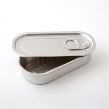 Rectangular Aluminium Cans with Lids, 60ml by 100% Chef, 100pk