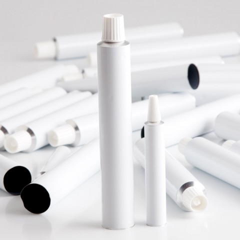 White Aluminium Tubes (7ml), 100pk White Aluminium Tubes (7ml), 100pk