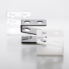 Plexiglass Display Stand, 2 Hole (black) (for test tubes Ø 16 or 18mm), 1 unit