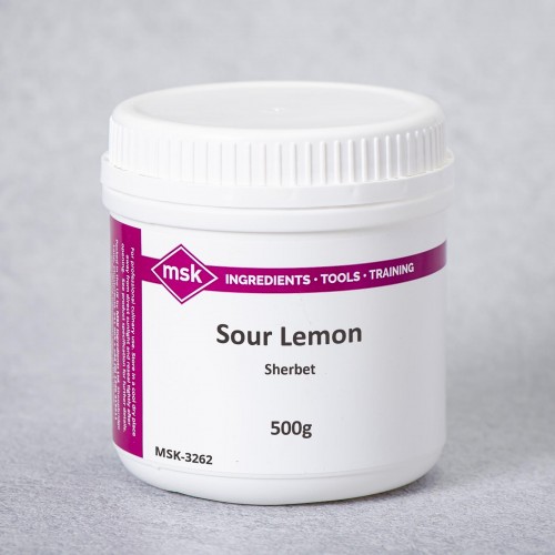 Sour Lemon Sherbet Crystals, 500g