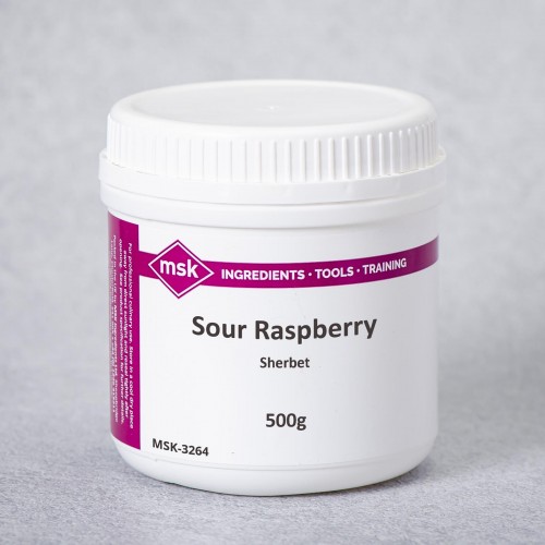 Sour Raspberry Sherbet Crystals, 500g