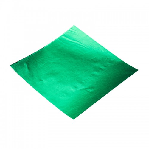 Dark Green Aluminium Foil Sheets (80mm), 2500pk
