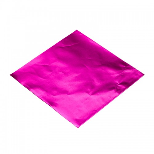 Dark Pink Aluminium Foil Sheets (80mm), 2500pk