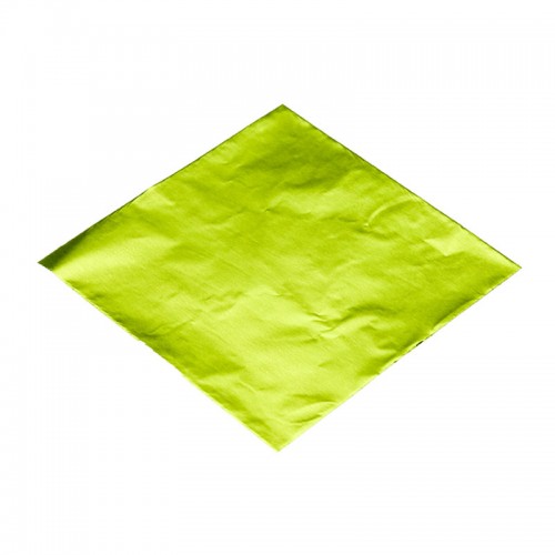 Lime Green Aluminium Foil Sheets (80mm), 2500pk