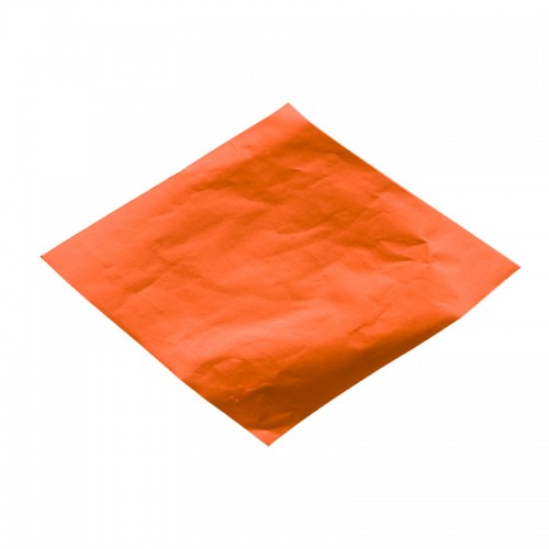 Orange Aluminium Foil Sheets (80mm), 2500pk