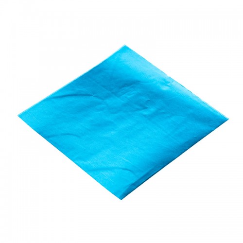 Turquoise Aluminium Foil Sheets (80mm), 2500pk Turquoise Aluminium Foil Sheets (80mm), 2500pk