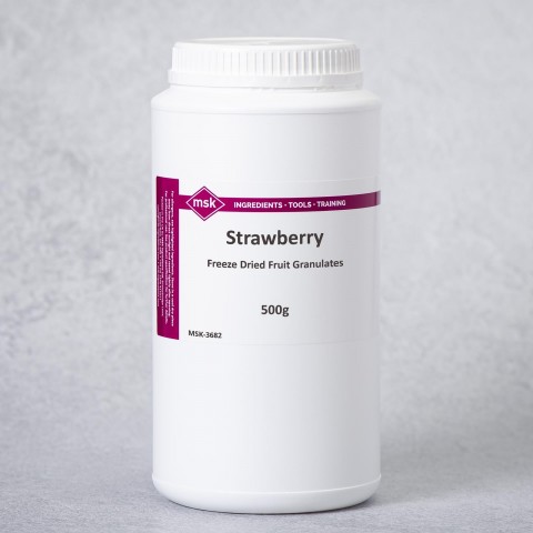 Strawberry Freeze Dried Fruit Granulates, 500g Strawberry Freeze Dried Fruit Granulates, 500g
