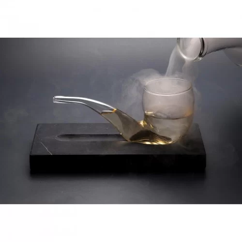 Smoke & Drink Pipe & Stand (Ø5.5x16x7cm), 1 unit Smoke & Drink Pipe & Stand (Ø5.5x16x7cm), 1 unit