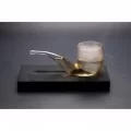 Smoke & Drink Pipe & Stand (Ø5.5x16x7cm), 1 unit Smoke & Drink Pipe & Stand (Ø5.5x16x7cm), 1 unit
