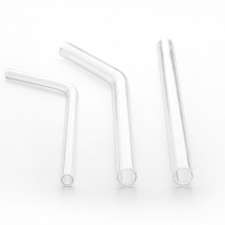 Glass straws - straight thick straw, 24pk
