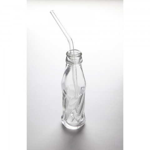 Glass straws - mini-cola straw dia 0.6 x 17cm, 36pk Glass straws - mini-cola straw dia 0.6 x 17cm, 36pk
