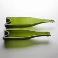 Mini Champagne Bottle Plate, 25x7x3.5cm/130ml, 6pk