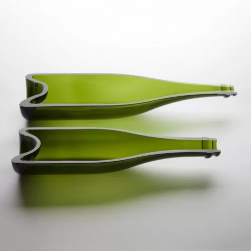 Mini Champagne Bottle Plate, 25x7x3.5cm/130ml, 6pk