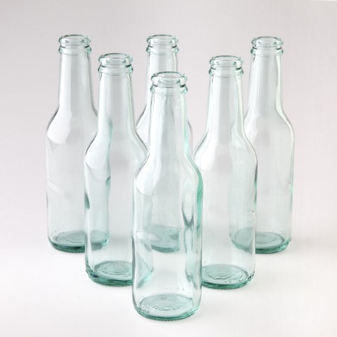 Glass Bottles dia 5 x 18cm/200ml for Gin & Tonic Bottling, 24pk Glass Bottles dia 5 x 18cm/200ml for Gin & Tonic Bottling, 24pk