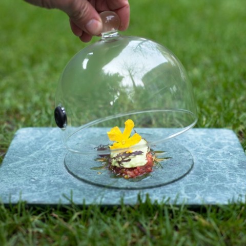 Circus Plate for Ø18cm Cloche by 100% Chef, 1 unit Circus Plate for Ø18cm Cloche by 100% Chef, 1 unit