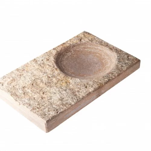 Fountain Plate, Pink Quartzite by 100% Chef, 1 unit Fountain Plate, Pink Quartzite by 100% Chef, 1 unit