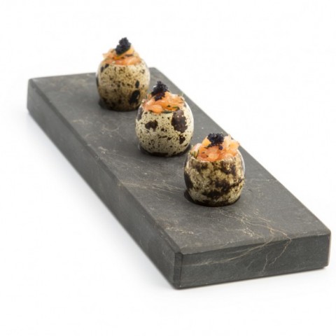 Petit Four Plate 20x7x2cm by 100% Chef, 1 unit Petit Four Plate 20x7x2cm by 100% Chef, 1 unit