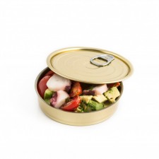 Tin Cans with Lids, Round, 280ml, 50pk