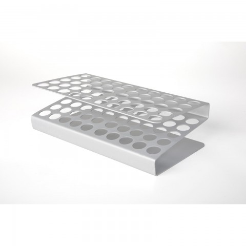 Aluminium Display Stand, 50 Hole (for test tubes Ø16 mm), 1 unit Aluminium Display Stand, 50 Hole (for test tubes Ø16 mm), 1 unit