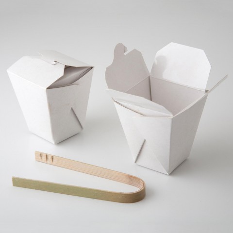 Noodle Box (white) 5x5x5cm, 100pk Noodle Box (white) 5x5x5cm, 100pk